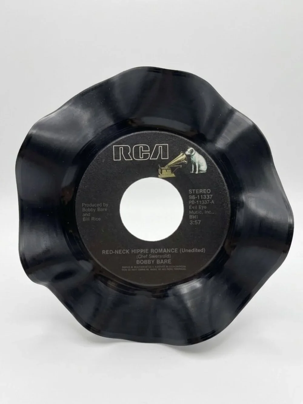 Upcycled Handmade Warped Vinyl Record Decor